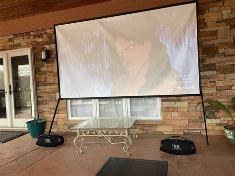 Using ️ JBL Boombox speakers with my outdoor projector setup : r ...