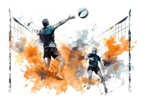 Volleyball Paint Splash Stock Photos - Free & Royalty-Free Stock Photos ...