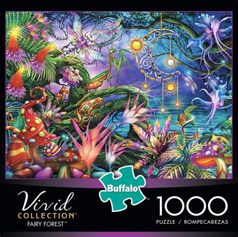 Buffalo Games Vivid Collection Fairy Forest 1000 Piece Puzzle – The Puzzle Collections