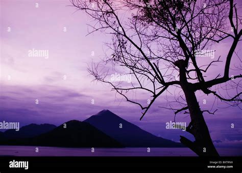 Tidore Volcano From Ternate Stock Photo - Alamy