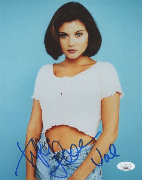 Tiffani Thiessen Signed "Beverly Hills, 90210" 8x10 Photo Inscribed "Val" (JSA COA) | Pristine ...