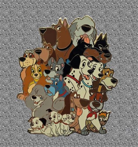 Disney Dogs Jumbo Pin - All of the Disney Dogs! - Disney Auctions Pin LE 100 | eBay | Disney ...