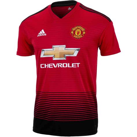 adidas Manchester United Home Jersey 2018-19 - SoccerPro