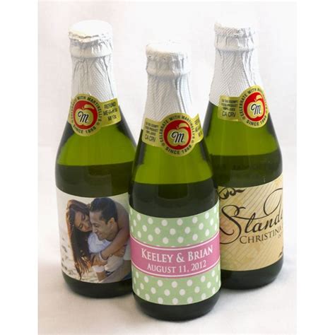 Sparkling Cider Mini-Bottles - Over 250 Label Designs | Bridal Shower | Pinterest | Mini bottles ...