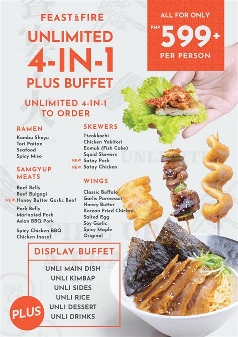 Unlimited 4-in-1 PLUS Buffet Archives - Feast and Fire