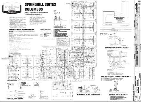 PJH Fire Sprinkler Design, L.L.C. | Sample Drawings