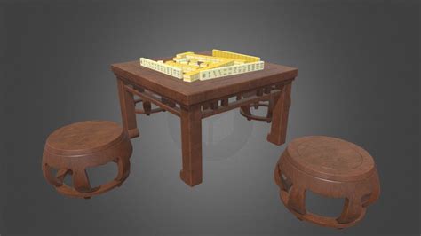 Mahjong 3D models - Sketchfab