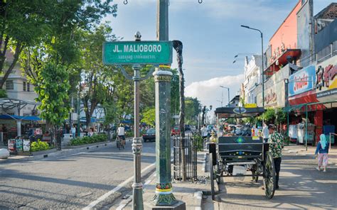 Malioboro is the most famous street in Yogyakarta