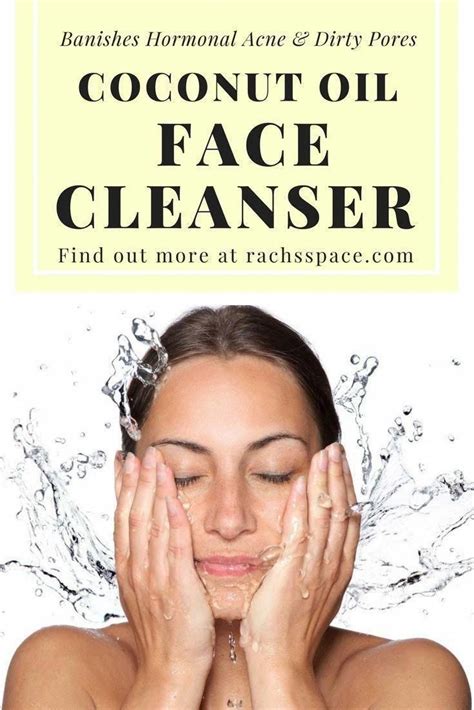 DIY Coconut Oil Face Cleanser | Perfect for healing hormonal acne, reducing inflammation and cle ...