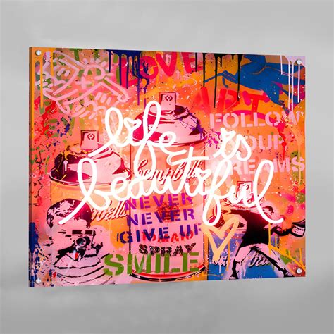 Life is Beautiful Canvas Wall Art Life is Beautiful Wall Art - Etsy