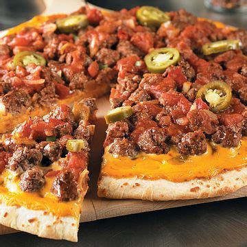 Spicy Nacho Beef Pizza