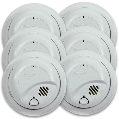 First Alert 9120B Hardwired Smoke Alarm With Battery Backup First Alert ...