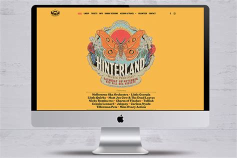 HINTERLAND MUSIC FESTIVAL WEBSITE – Worthy Creative Design