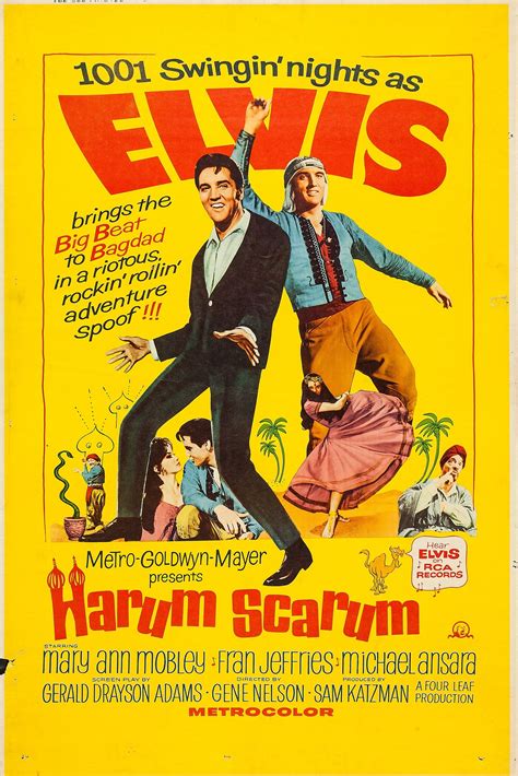 Harum Scarum (1965) - Posters — The Movie Database (TMDB)