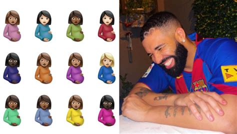 Why is Drake pregnant emoji?