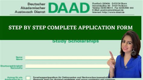 How to fill DAAD Application form to win DAAD Scholarship/ EPOS Scholarship/ - YouTube