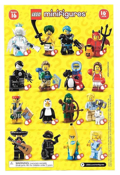 Lego Minifigures Series 16 | Mini figures, Lego minifigures, Lego movie