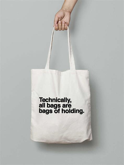 Technically, All Bags Are Bags Of Holding tote bag — The Dragon Friends