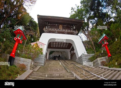 Entrance to Enoshima Shrine, Enoshima, Japan Stock Photo - Alamy