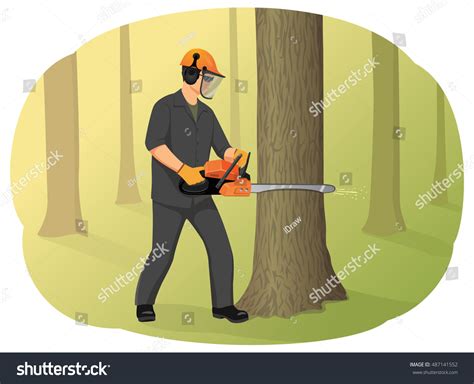 Logger chainsaw Images, Stock Photos & Vectors | Shutterstock