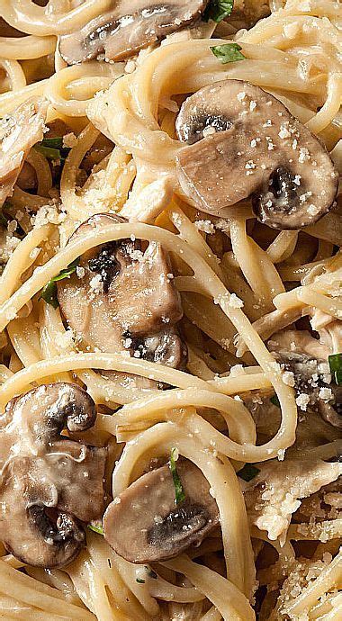 Creamy Chicken and Mushroom Spaghetti Recipe | Recipe | Chicken ...