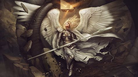 3840x2160px | free download | HD wallpaper: armored knight with angel ...