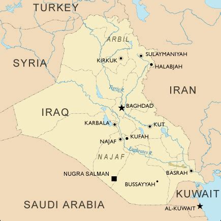 Map Iraq Mountains - Share Map