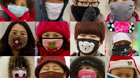 Fashion-forward face masks a big hit in China amid soaring air ...