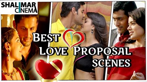 Telugu Movies Best Love Proposal Scenes || Valentines Day Special || shalimarcinema - YouTube