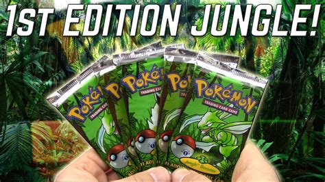 OPENING 1ST EDITION JUNGLE PACKS OF POKEMON CARDS!! - YouTube