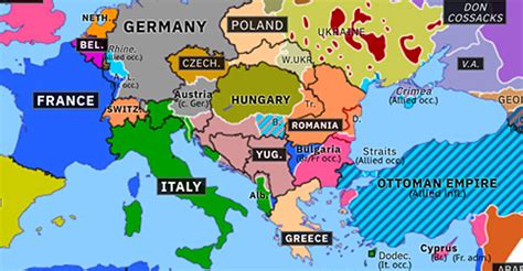 New Countries in Eastern Europe | Historical Atlas of Europe (4 ...