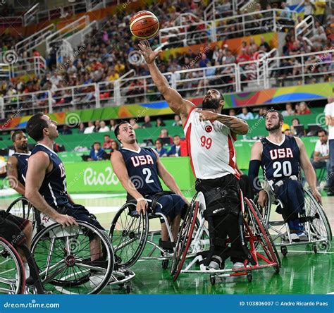 Paralympics Games 2016 Basketball Editorial Photography - Image of park, basket: 103806007