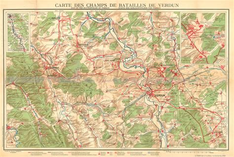 Purchase your ‘Map of the Battlefields of Verdun’ - Bird Battlefield ...