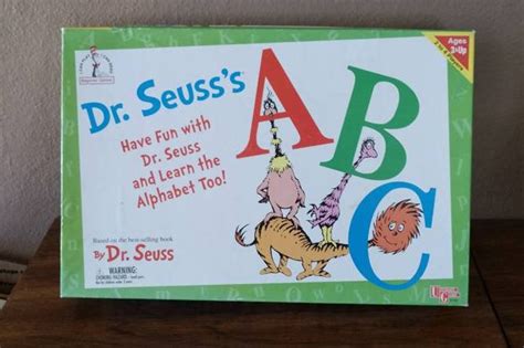 Vintage Dr. Seuss's ABC Game Ages 3 & UP Educational | Etsy