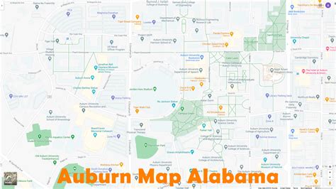 Auburn, Alabama Map