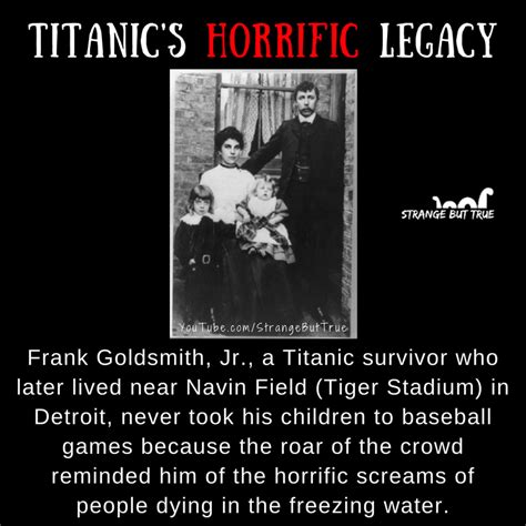 Titanic's Legacy | Scary facts, Creepy facts, Unbelievable facts