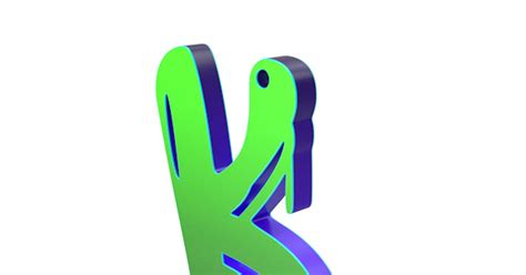 Graffiti Letter K, 3D - Envato Elements