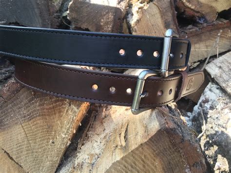 Handmade Leather concealed carry heavy duty gun belt 1.5 | Etsy