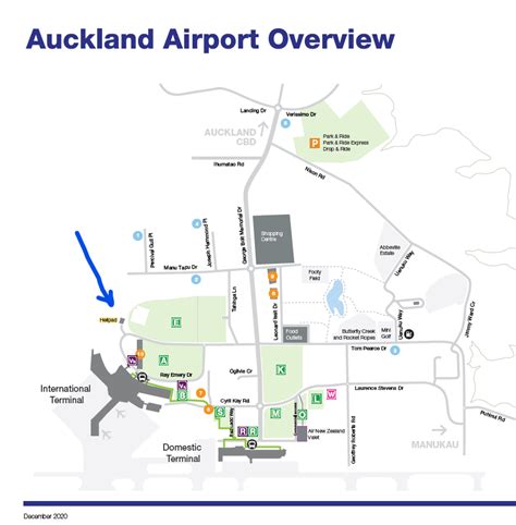 Auckland Airport Area Map