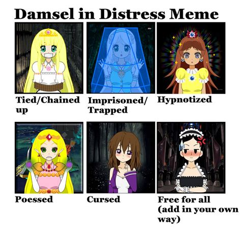 Damsel in Distress Meme my version by roseprincessmitia on DeviantArt