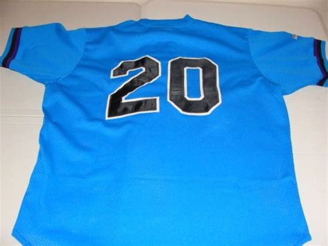 #20 TAMPA BAY Devil Rays MLB Baseball Blue Throwback Team Jersey | Lone ...