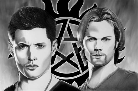 Sam and Dean Winchester by corysmithart on DeviantArt