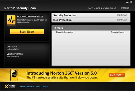 Norton Security Scan « Antivirus Tools « System Software Research