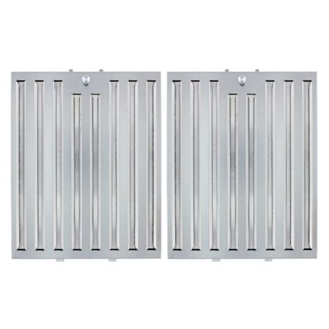 Zephyr Wall-mounted Range Hood Baffle Filter 2-Pack (Stainless Steel) in the Range Hood Parts ...