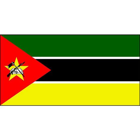 Mozambique Flag 1800 x 900mm, Buy Flag of Mozambique - Mapworld