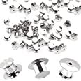 Amazon.com: 100 Pieces Metal Pin Backs Locking Pin Keepers Locking Clasp