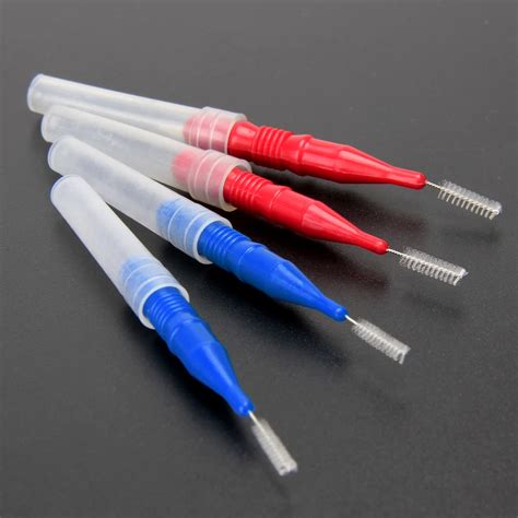 50 pcs Floss Sticks Tooth Flossing Head Hygiene Dental Plastic Toothpick Interdental Brush ...