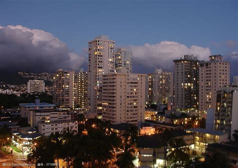 夏威夷檀香山风景图片-图行天下素材网