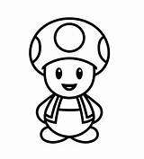 Easy Toad Mario coloring Page  Download Print Or Color Online For Free sketch template
