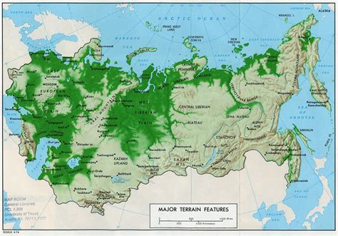 Russia and the Former Soviet Republics Maps - Perry-Castañeda Map ...